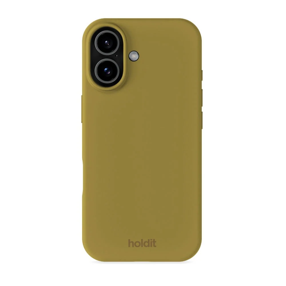 iPhone 17 Holdit Soft Touch Silikon Deksel – Warm Olive v:419416 iPhone 17 Holdit Soft Touch Silikon Deksel – Warm Olive v:419416