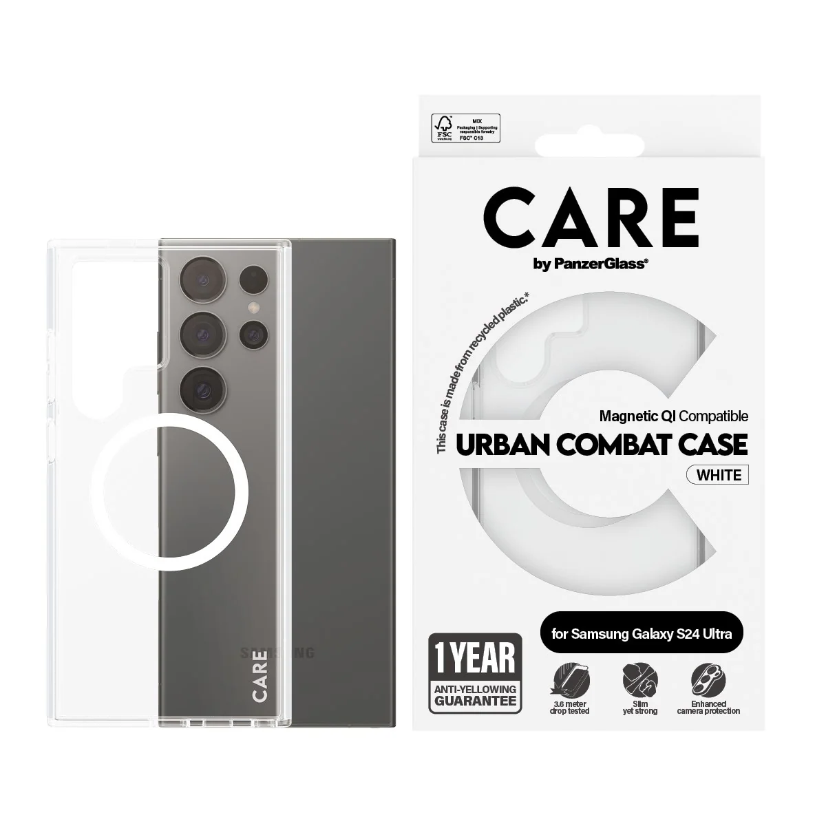 CARE by PanzerGlass Samsung Galaxy S24 Ultra FLAGSHIP Urban Combat-dek v:7345834