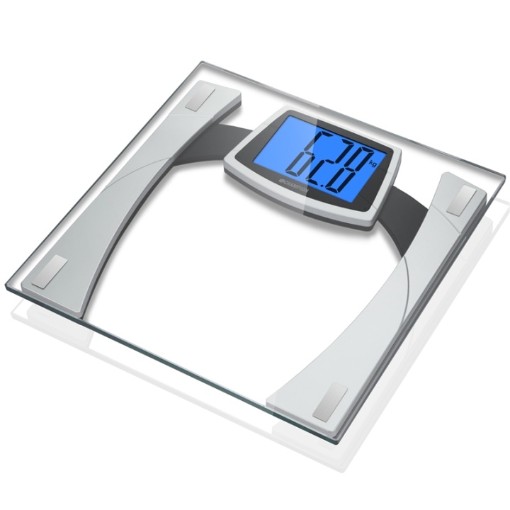 Champion Personvekt XL Display Glass PV210 Sølv/Svart v:2172730 Champion Personvekt XL Display Glass PV210 Sølv/Svart v:2172730