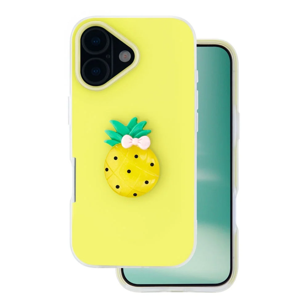 iPhone 17 TFO 3D Frukt Deksel – Ananas v:1977356