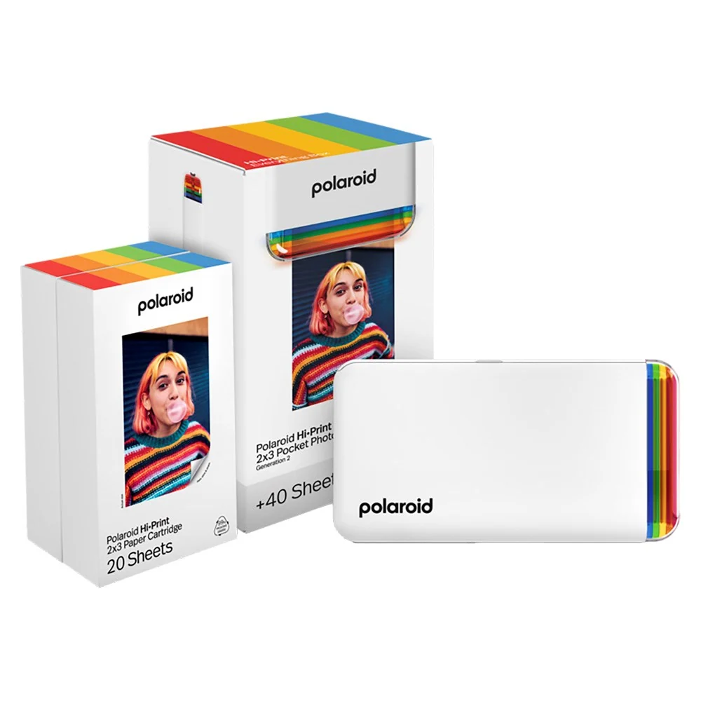 Polaroid Hi-Print Gen. 2 Everything Box m. Mobil Fotoskriver og 40 stk v:3035068 Polaroid Hi-Print Gen. 2 Everything Box m. Mobil Fotoskriver og 40 stk v:3035068