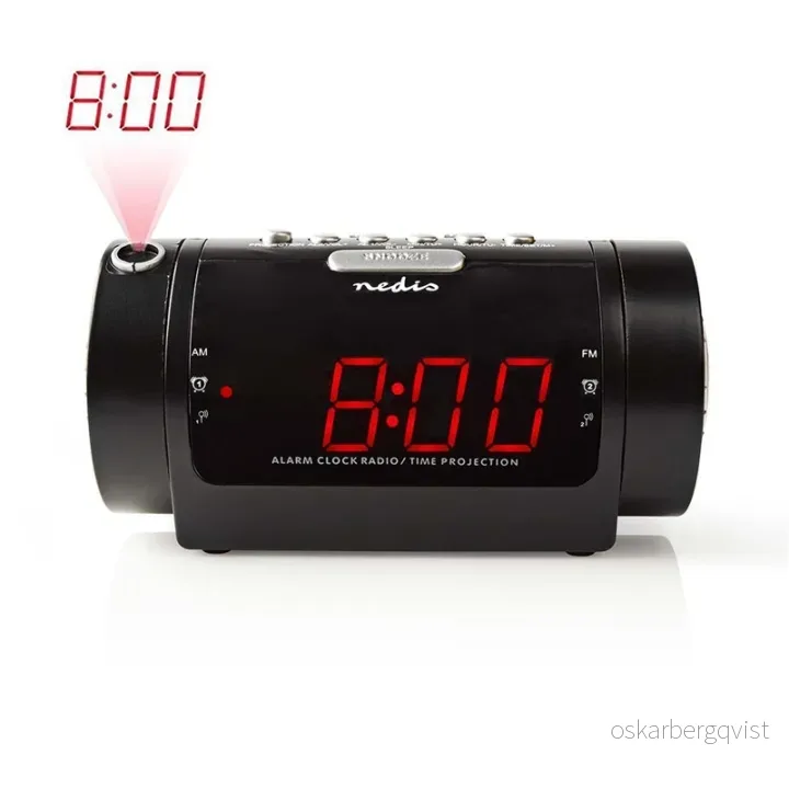 Nedis Digital Alarm Clock Radio | LED | Tidsframskriving | AM / FM | slumrefunksjon | Sleep timer | Antall alarmer: 2 | Sort v:5253360 Nedis Digital Alarm Clock Radio | LED | Tidsframskriving | AM / FM | slumrefunksjon | Sleep timer | Antall alarmer: 2 | Sort v:5253360
