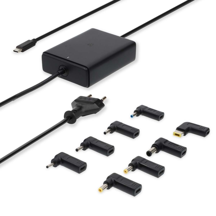 Nedis Notebook Adapter | GaN | 100 W | 5 / 9 / 12 / 15 / 20 V DC | 3.0 / 5.0 A | Apparat: Notebook / Smartphone / Tablet | Euro / Type-C (CEE 7/16) v:3593150 Nedis Notebook Adapter | GaN | 100 W | 5 / 9 / 12 / 15 / 20 V DC | 3.0 / 5.0 A | Apparat: Notebook / Smartphone / Tablet | Euro / Type-C (CEE 7/16) v:3593150