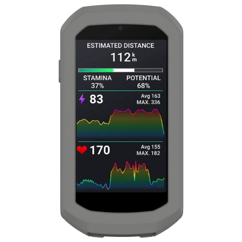 EIDERWOOD Garmin Edge 1050 Silikon Sykkel Computer Deksel – Mørk Grå v:5400024 EIDERWOOD Garmin Edge 1050 Silikon Sykkel Computer Deksel – Mørk Grå v:5400024