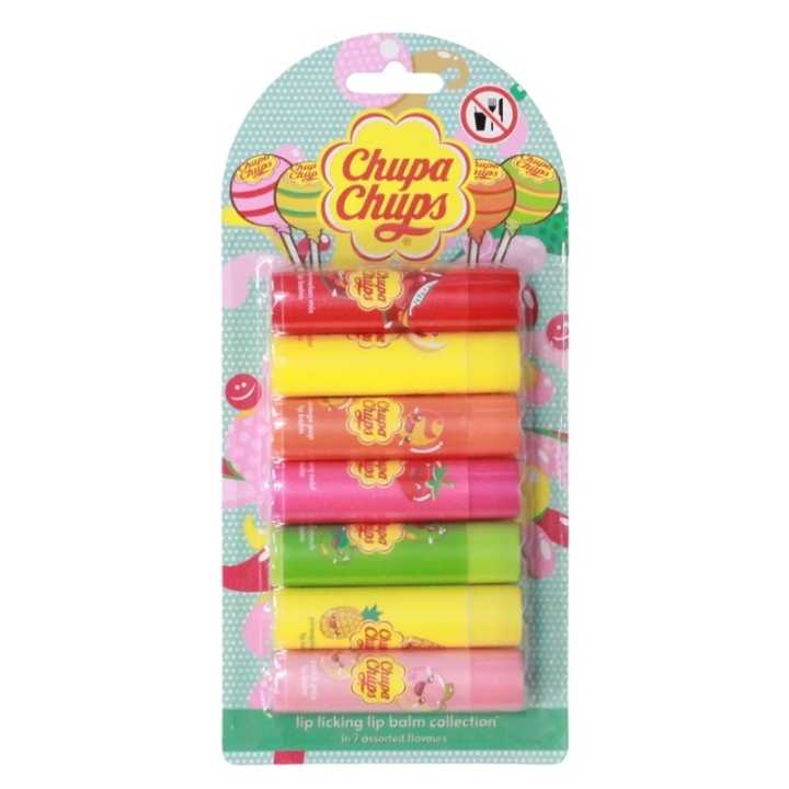 Chupa Chups Lip Licking Lip Balm Collection 7pcs v:1875571