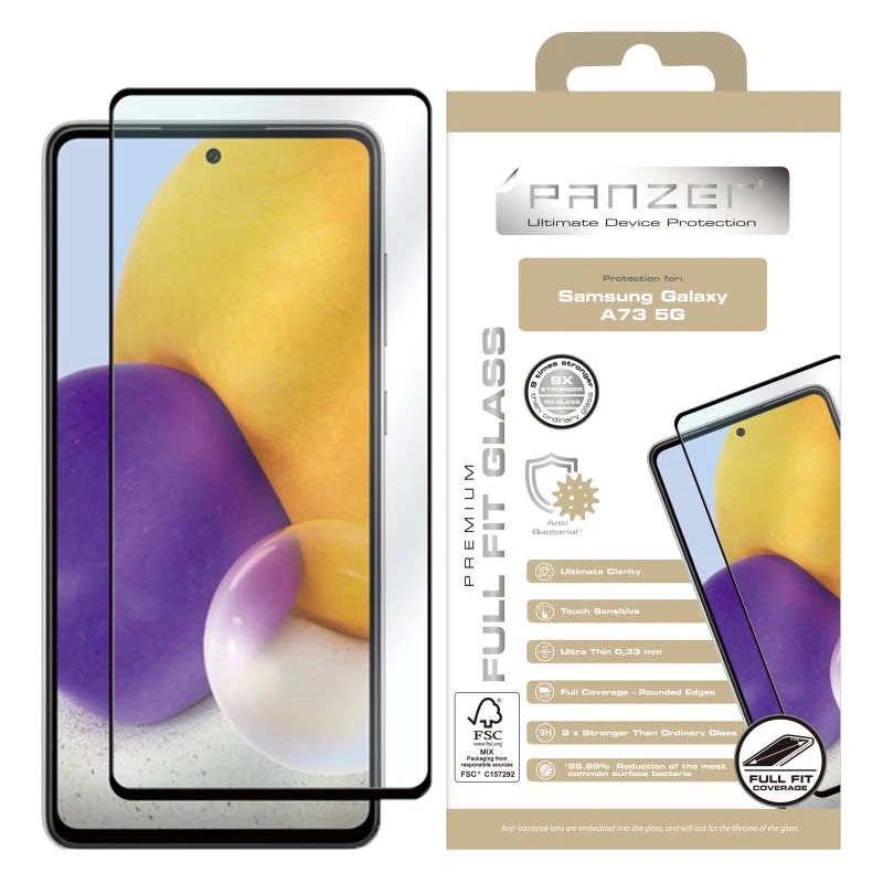 Samsung Galaxy A73 (5G) PANZER Premium Full-Fit Glass - Herdet Glass - v:9618922