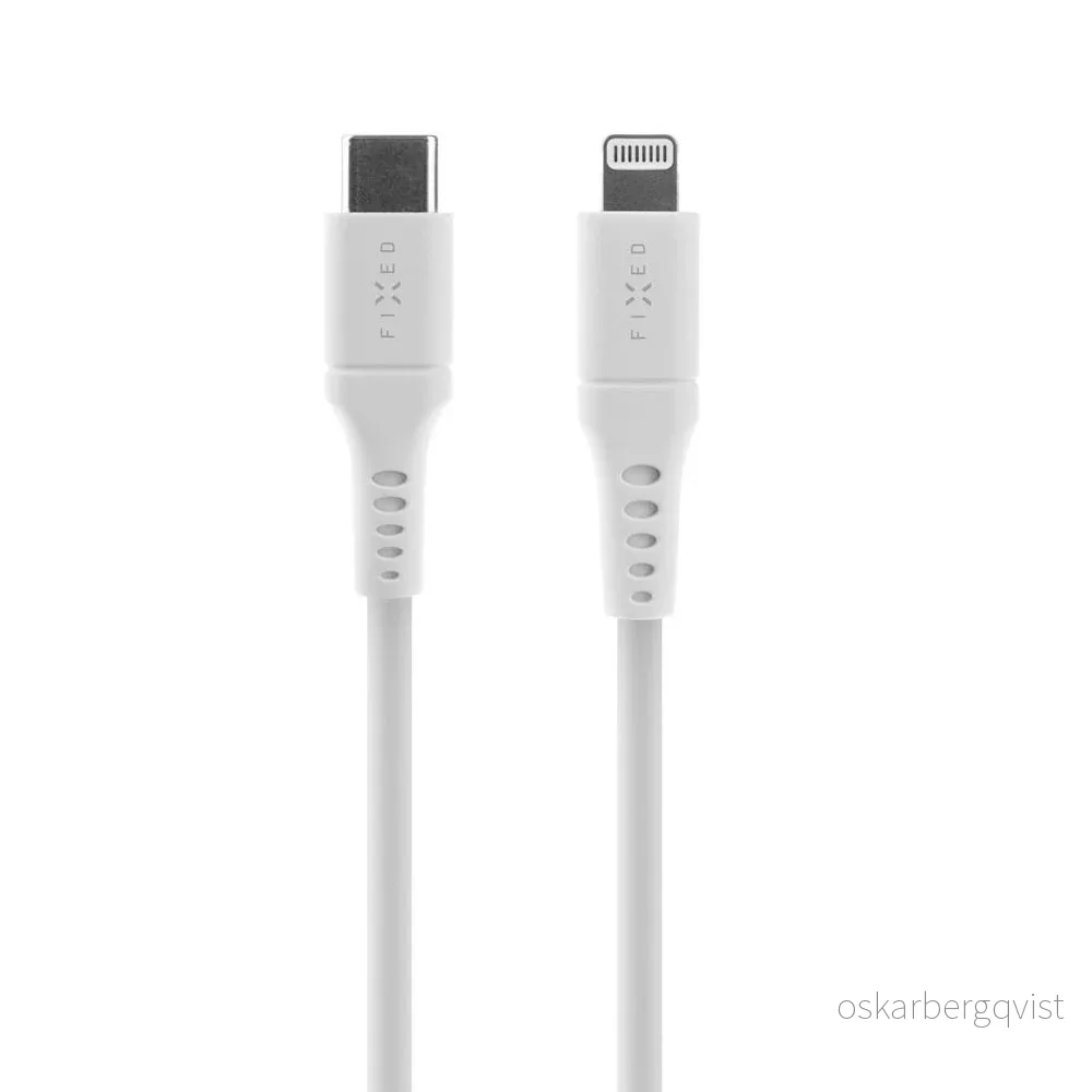 Fixed Liquid USB-C til Lightning-kabel 60W – 0.5m – Hvit v:2914549 Fixed Liquid USB-C til Lightning-kabel 60W – 0.5m – Hvit v:2914549