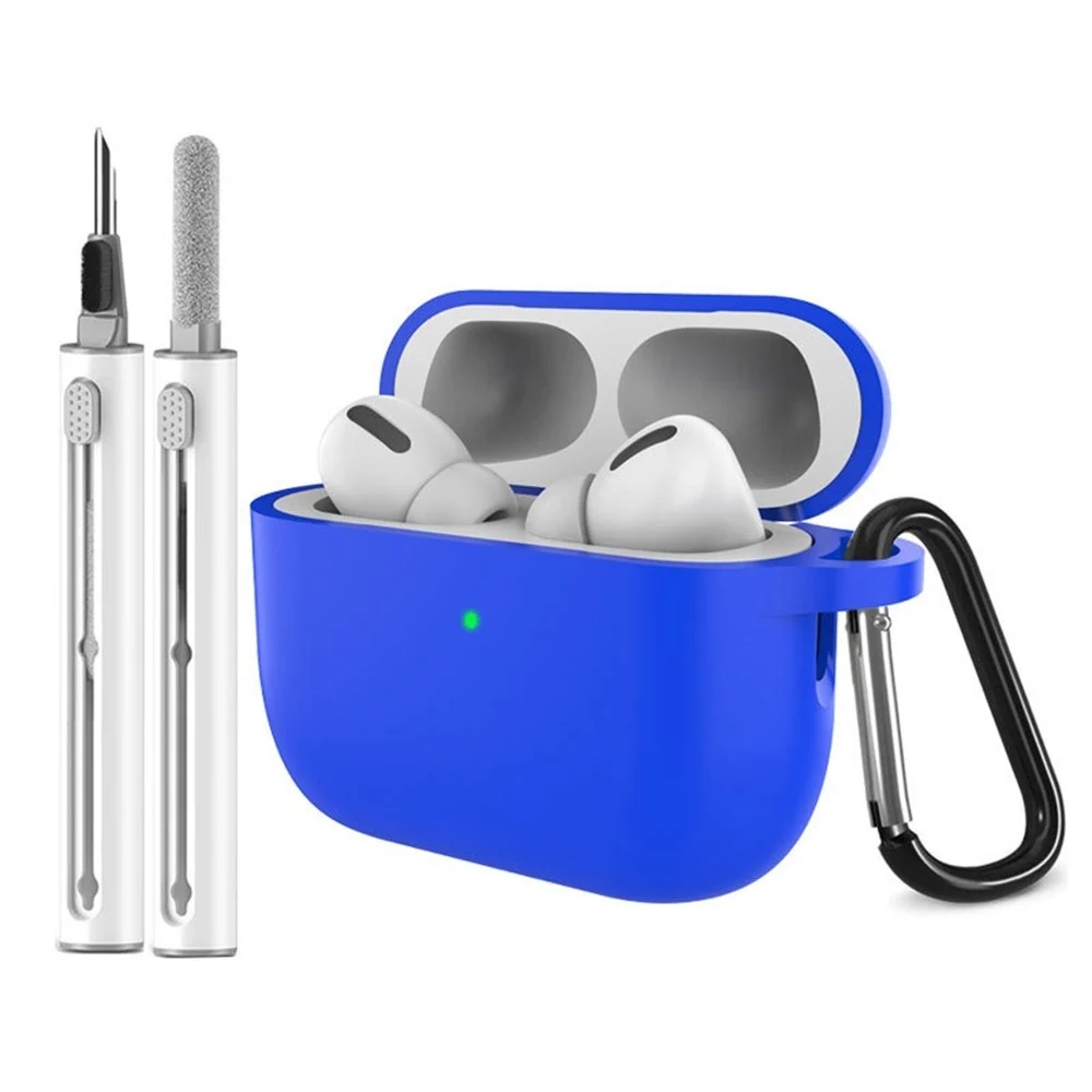 Apple AirPods Pro (3. gen.) Silikon Deksel m. Karabinkrok & Rengjøring v:3394751 Apple AirPods Pro (3. gen.) Silikon Deksel m. Karabinkrok & Rengjøring v:3394751
