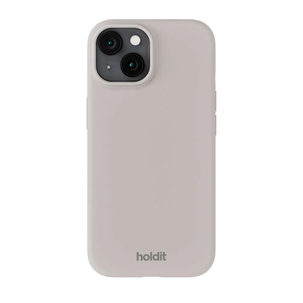iPhone 14 / 13 Holdit Soft Touch Silikon Deksel - Wool Gray v:4413627