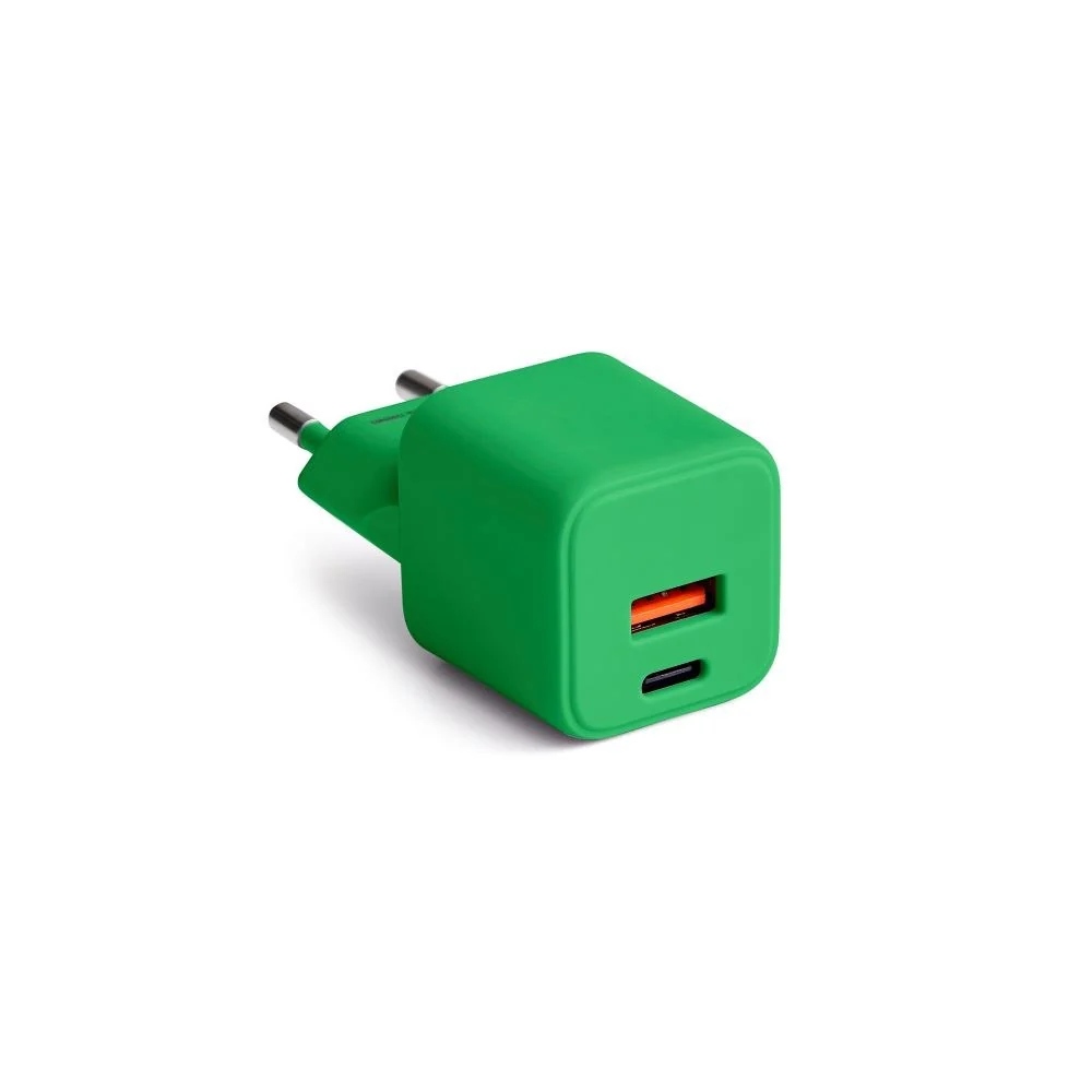 Colorum 30W Vegglader m. 1x USB-A & 1x USB-C – Green v:483062 Colorum 30W Vegglader m. 1x USB-A & 1x USB-C – Green v:483062