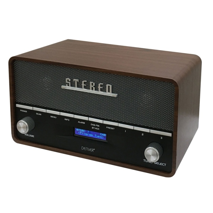 Denver DAB+ og FM-radio Retro-design v:3420689 Denver DAB+ og FM-radio Retro-design v:3420689