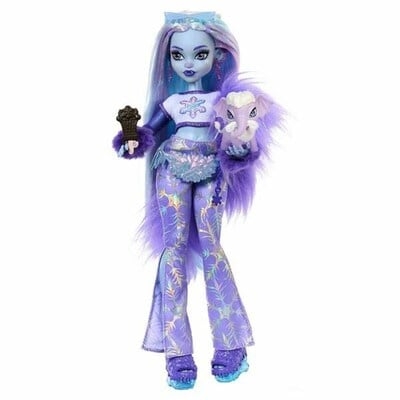 Monster High Dukke med kjæledyr - Abbey (HNF64) v:7351368