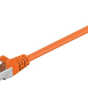 Goobay Kretskabel CAT 5e, F/UTP, oransje, 5 m kobberbelagt aluminiumtråd (CCA) v:4990145 Goobay Kretskabel CAT 5e, F/UTP, oransje, 5 m kobberbelagt aluminiumtråd (CCA) v:4990145