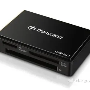 Transcend Multi-leser F8 USB 3.1 svart v:6671659