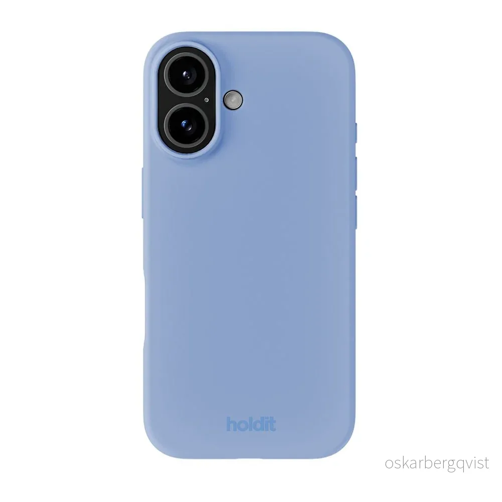 iPhone 16 Holdit Soft Touch Silikon Deksel - Soft Cobalt v:7926960
