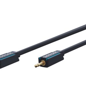 ClickTronic 3,5 mm AUX-kabel, stereo Premium-kabel | 1x 3,5 mm jackplugg 1x 3,5 mm jackplugg | 1,0 m | OFC innerleder v:9363183