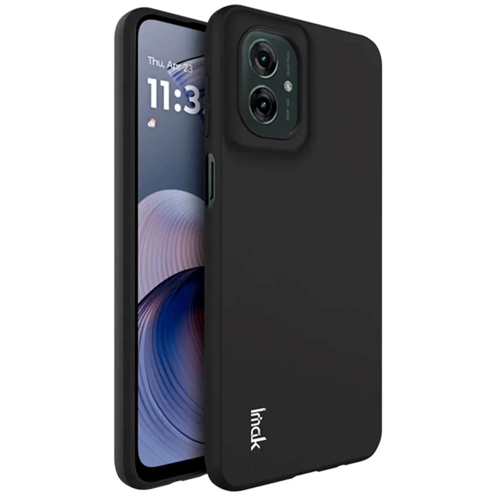 Matte Soft Plastdeksel for Motorola Moto G55 5G - Svart v:9650954