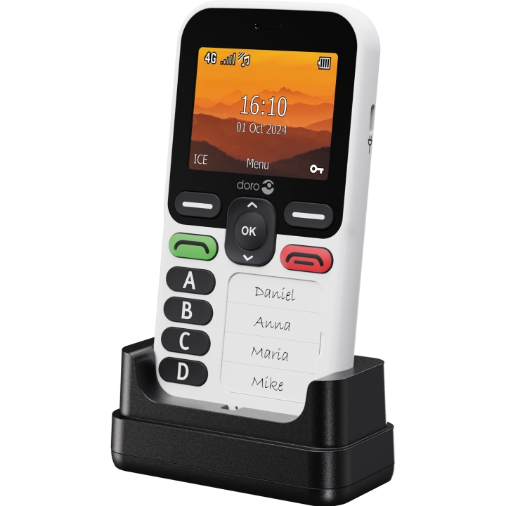 Doro Leva X10 Hvit/Svart v:5026765