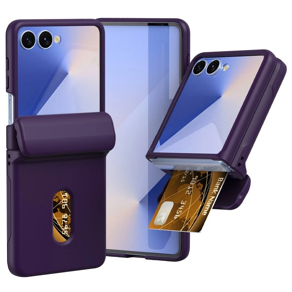 EIDERWOOD Samsung Galaxy Z Flip7 Hard Plast Deksel m. Kortholder – Mør v:7158565 EIDERWOOD Samsung Galaxy Z Flip7 Hard Plast Deksel m. Kortholder – Mør v:7158565