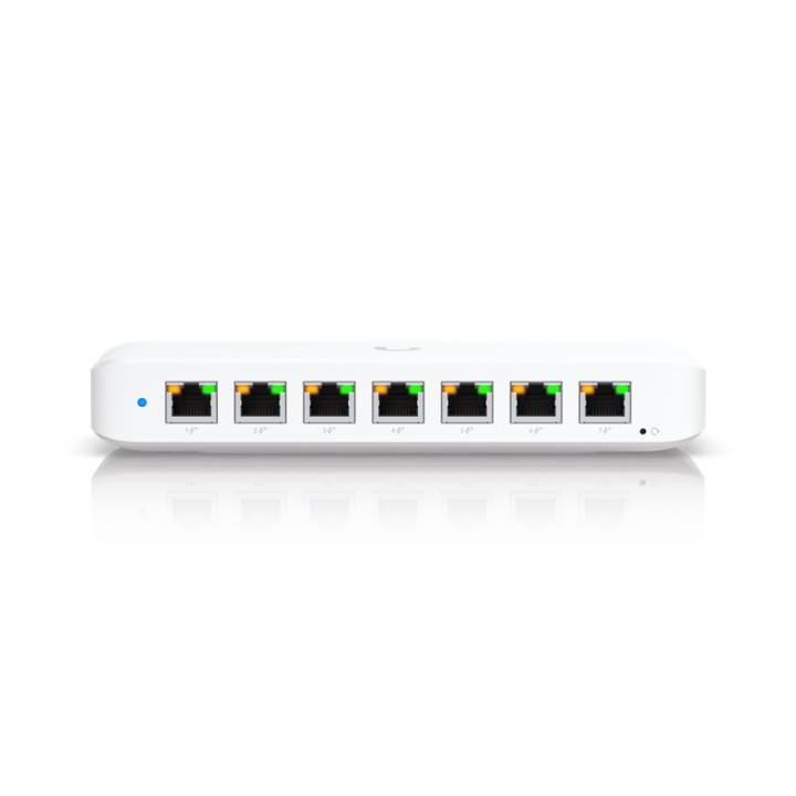Ubiquiti UniFi Switch Ultra 210W Switch 8-ports Gigabit Ethernet PoE++ med 8 porter v:7251103