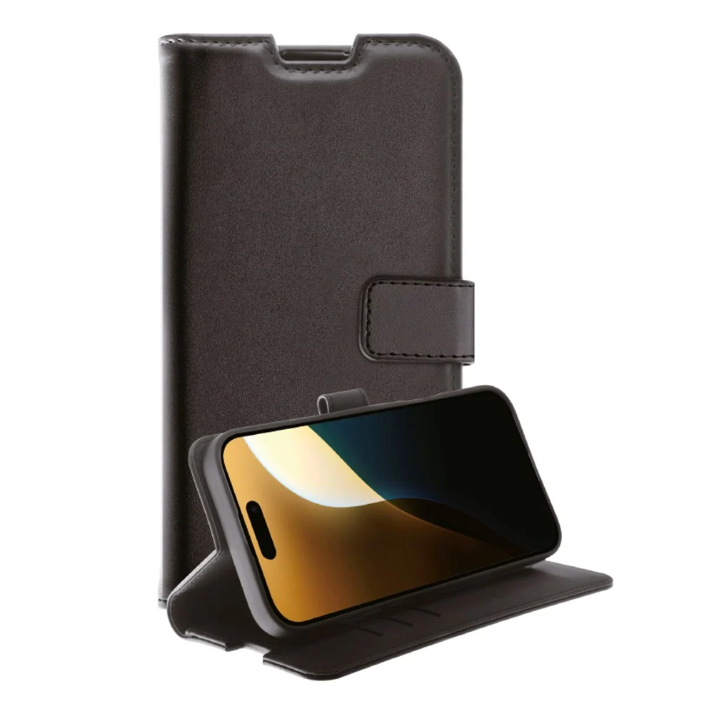 iPhone 16 Pro Max Vivanco Classic Wallet Kunstskinn Flipdeksel med Lom v:8705647 iPhone 16 Pro Max Vivanco Classic Wallet Kunstskinn Flipdeksel med Lom v:8705647