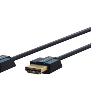 ClickTronic Ultratynn høyhastighets HDMI™-kabel med Ethernet Premium-kabel | 1x HDMI™-kontakt 1x HDMI™-kontakt | 0,5 m | UHD 4K @ 60 Hz v:3946213 ClickTronic Ultratynn høyhastighets HDMI™-kabel med Ethernet Premium-kabel | 1x HDMI™-kontakt 1x HDMI™-kontakt | 0,5 m | UHD 4K @ 60 Hz v:3946213