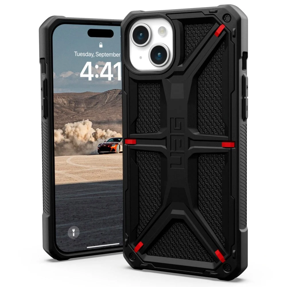 iPhone 15 Plus UAG MONARCH Series Deksel – Black v:703220 iPhone 15 Plus UAG MONARCH Series Deksel – Black v:703220