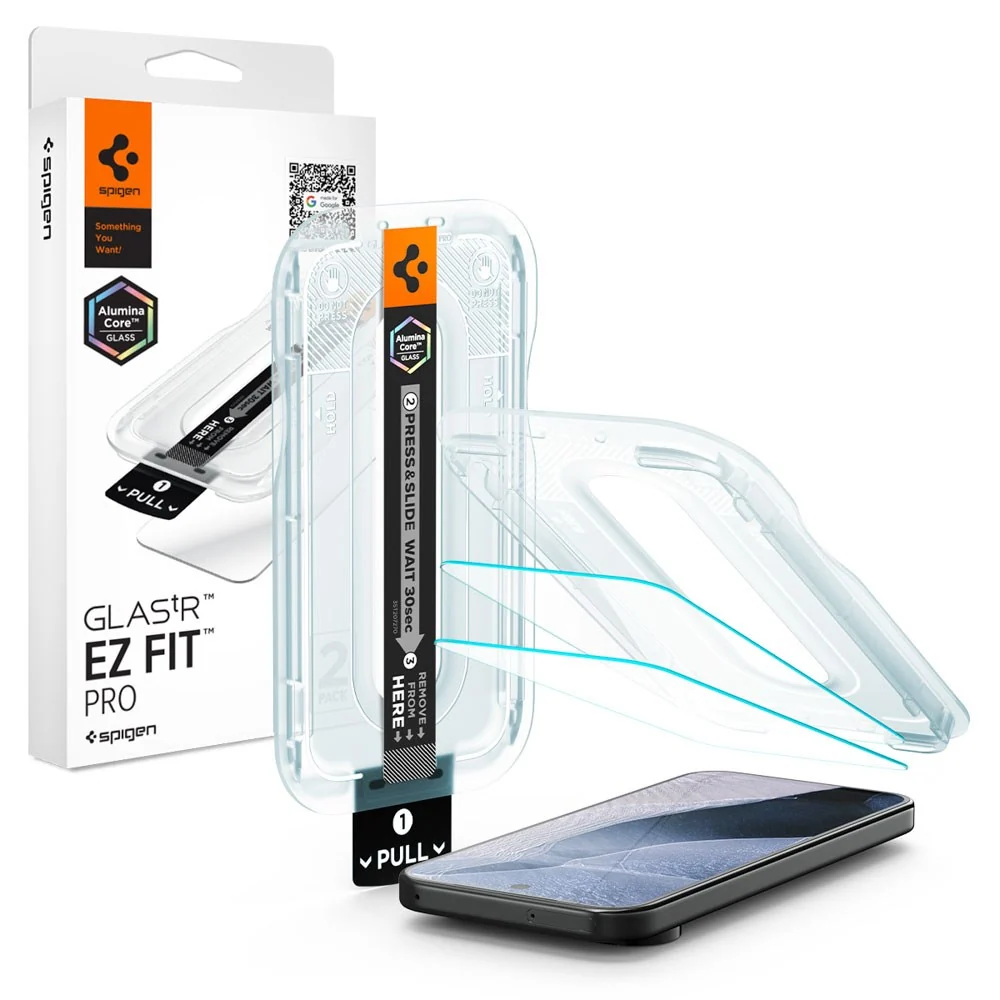 Google Pixel 11 / 11 Pro Spigen Glass tR EZ Fit Pro Skjermbeskyttelses v:2042973 Google Pixel 11 / 11 Pro Spigen Glass tR EZ Fit Pro Skjermbeskyttelses v:2042973