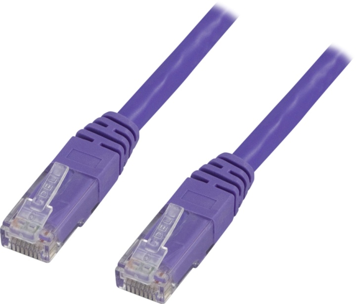DELTACO UTP Cat6 patchkabel, 1,5m, lila v:4957410