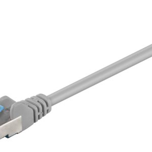 Goobay Kretskabel CAT 6A, S/FTP (PiMF), grå, 0,25 m kobberleder (CU), halogenfri kappe (LSZH) v:7423424 Goobay Kretskabel CAT 6A, S/FTP (PiMF), grå, 0,25 m kobberleder (CU), halogenfri kappe (LSZH) v:7423424