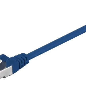 Goobay Kretskabel CAT 5e, SF/UTP, blå, 0,25 m kobberbelagt aluminiumtråd (CCA) v:7422343 Goobay Kretskabel CAT 5e, SF/UTP, blå, 0,25 m kobberbelagt aluminiumtråd (CCA) v:7422343