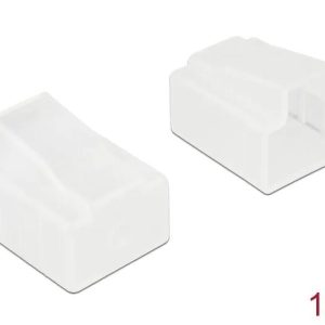 DeLOCK Støvdeksel for RJ45-plugg 10 stk gjennomsiktig v:6348253 DeLOCK Støvdeksel for RJ45-plugg 10 stk gjennomsiktig v:6348253