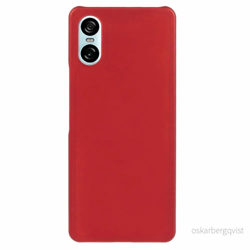 EIDERWOOD Sony Xperia 10 VI Hard Plast Deksel – Rød v:4365800 EIDERWOOD Sony Xperia 10 VI Hard Plast Deksel – Rød v:4365800