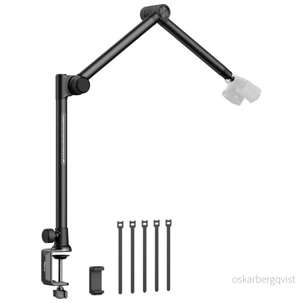 SmallRig Overhead Streaming og Fotografering Justerbar Bordfeste for K v:8517519 SmallRig Overhead Streaming og Fotografering Justerbar Bordfeste for K v:8517519