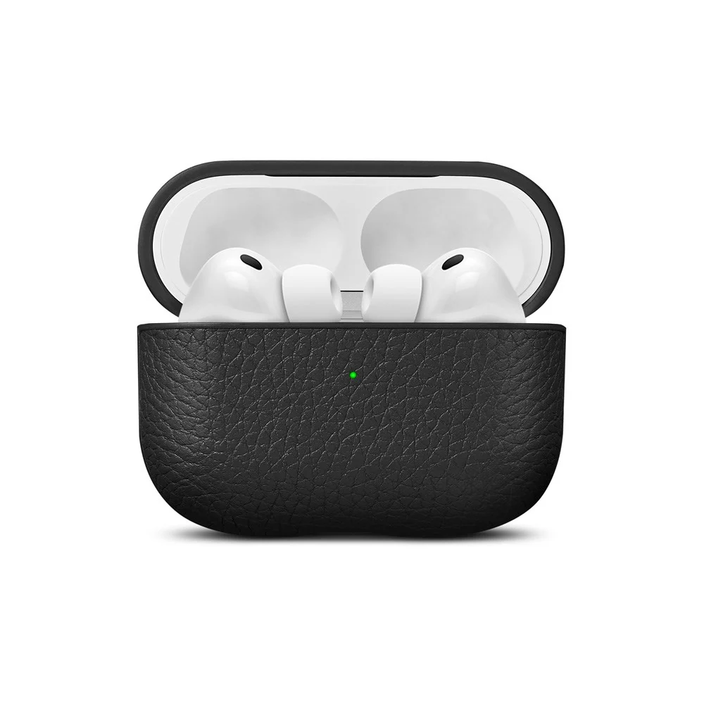WOOLNUT Apple AirPods Pro (3. gen.) Ekte Skinn Deksel – Svart v:5937151 WOOLNUT Apple AirPods Pro (3. gen.) Ekte Skinn Deksel – Svart v:5937151