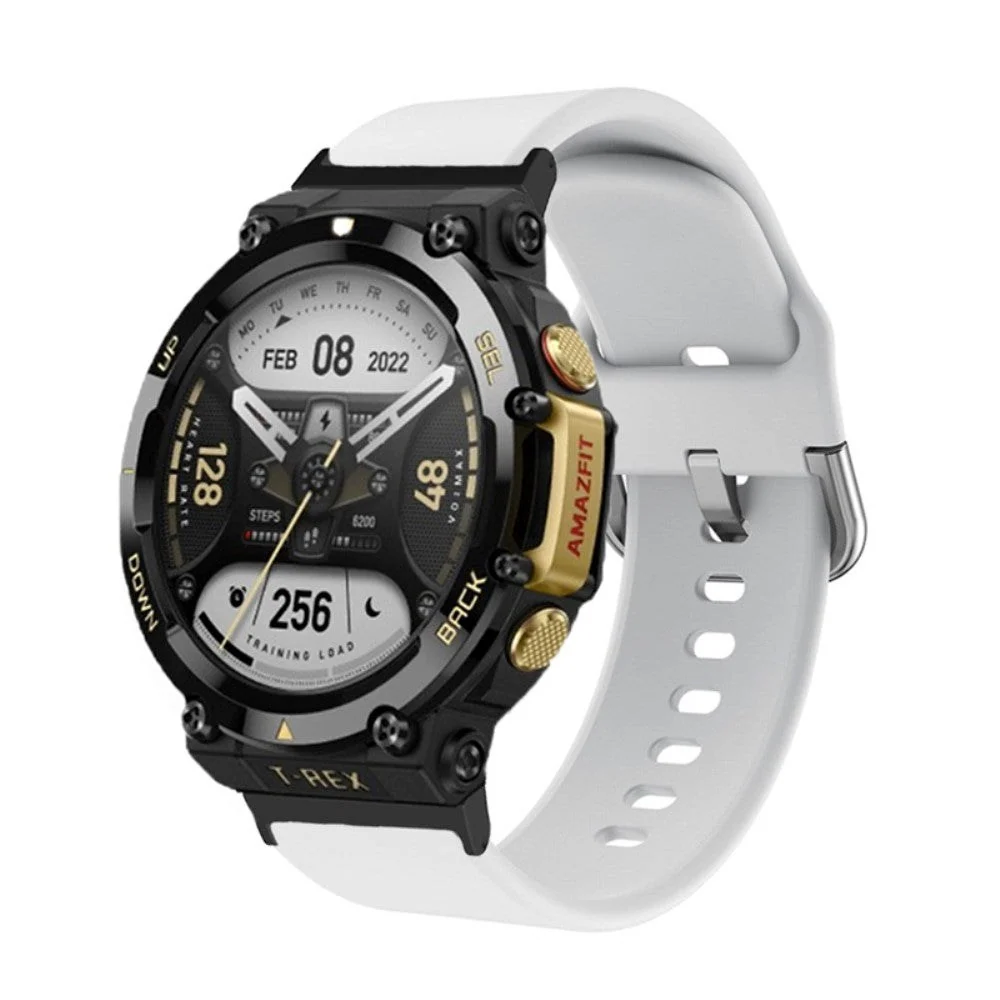Silikonstropp til Huami Amazfit T-Rex 2 - Hvit v:8386120