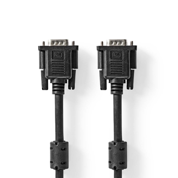Nedis VGA-kabel | VGA Han | VGA Han | Nikkel belagt | Maksimum oppløsning: 1280×768 | 5.00 m | Rund | ABS | Sort | Label v:3363412 Nedis VGA-kabel | VGA Han | VGA Han | Nikkel belagt | Maksimum oppløsning: 1280×768 | 5.00 m | Rund | ABS | Sort | Label v:3363412