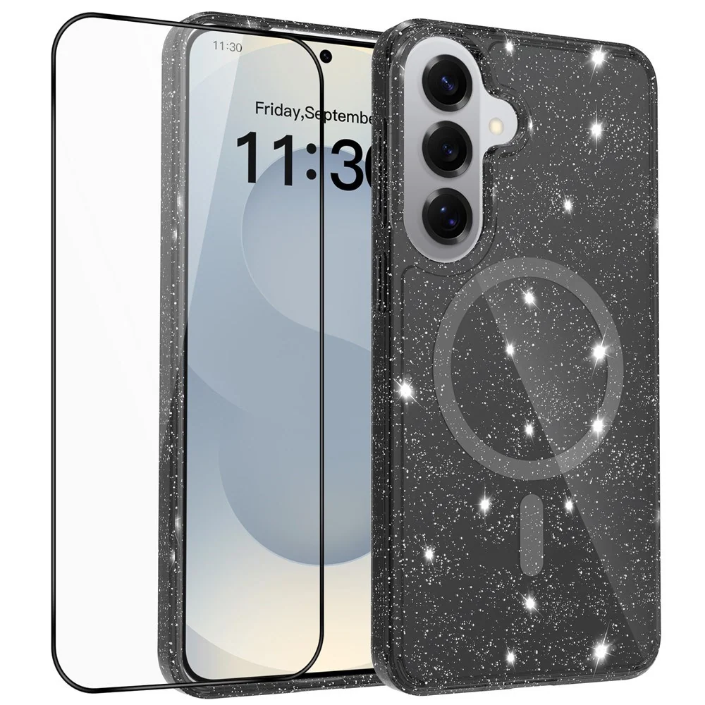 Samsung Galaxy S26+ (Plus) EIDERWOOD Magnetisk Plast Glitter Deksel m. v:1411086