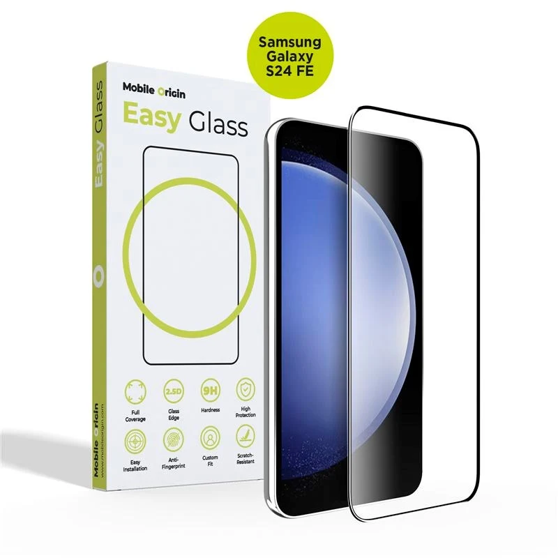 Samsung Galaxy S24 FE Mobile Origin EasyGlass Skjermbeskytter - Gjenno v:5252217
