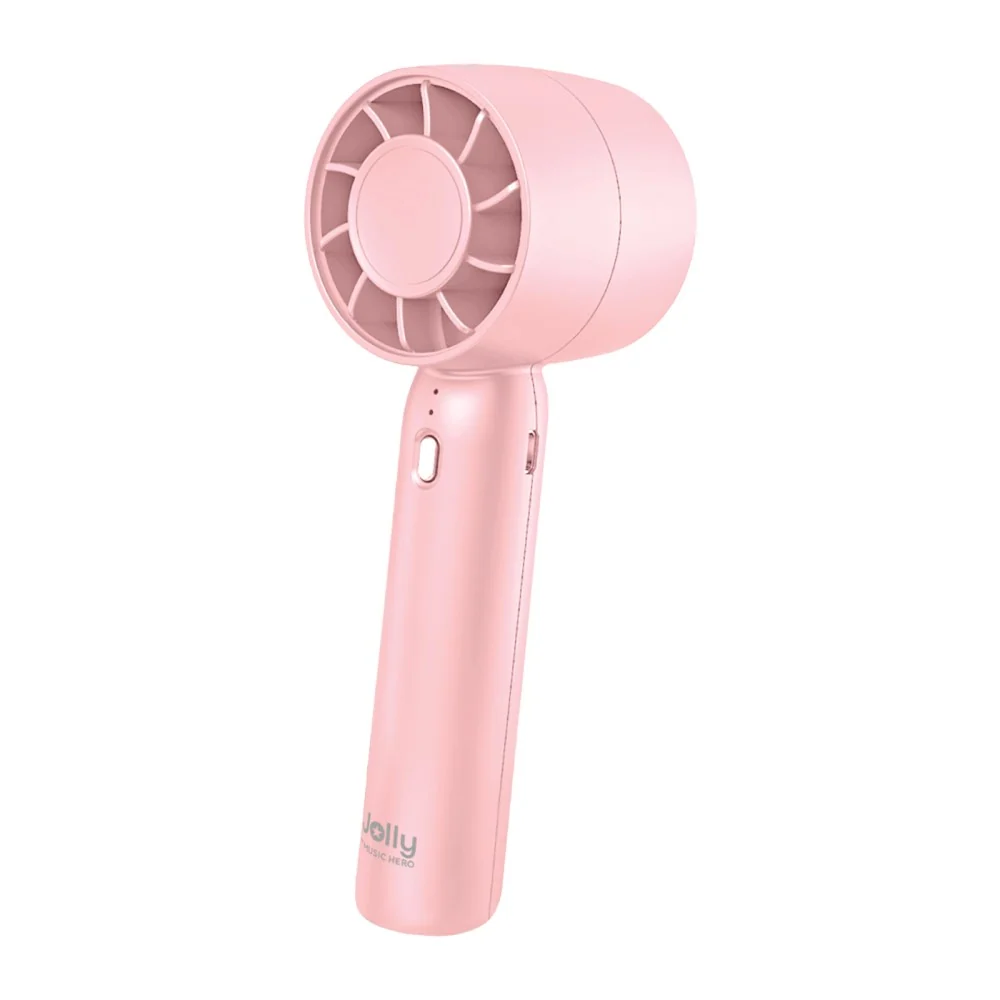 MUSIC HERO Mini Oppladbar Håndholdt Vifte – Rosa v:9140394 MUSIC HERO Mini Oppladbar Håndholdt Vifte – Rosa v:9140394
