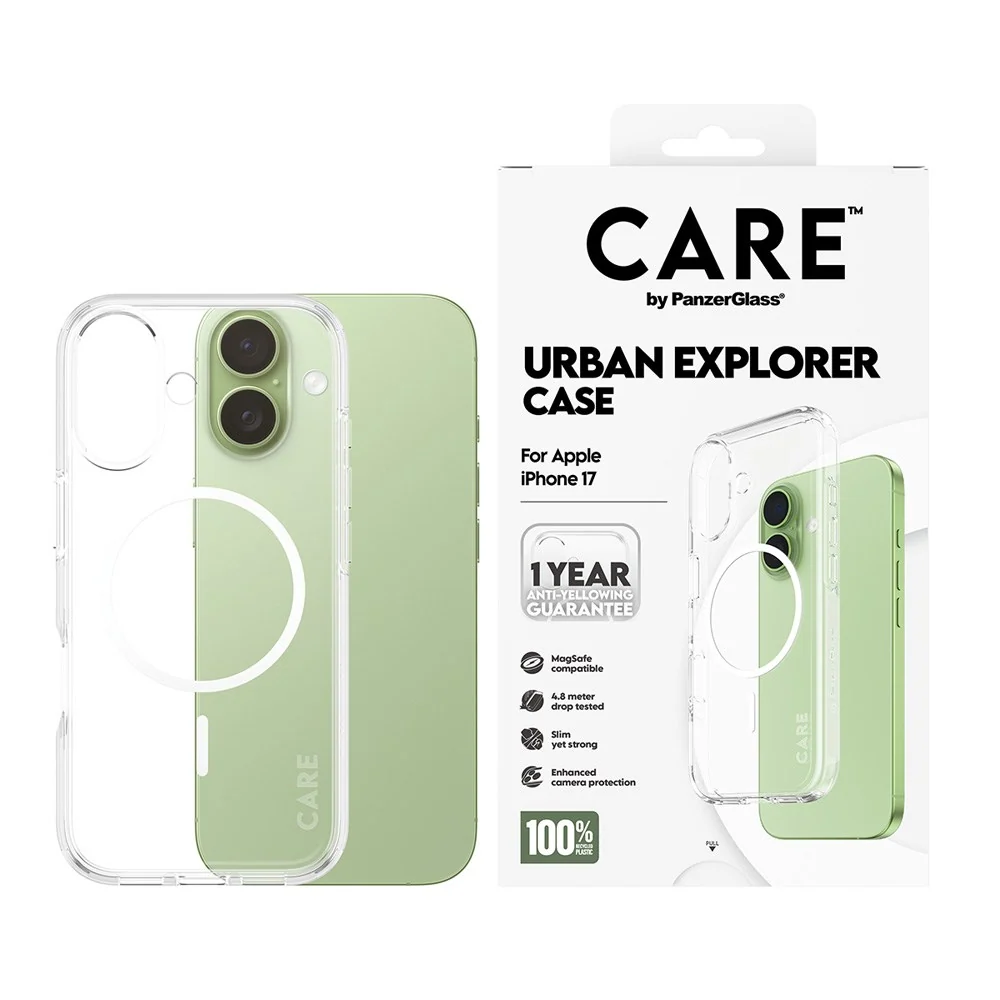 CARE by PanzerGlass iPhone 17 FLAGSHIP Urban Explorer Deksel – MagSafe v:1351806 CARE by PanzerGlass iPhone 17 FLAGSHIP Urban Explorer Deksel – MagSafe v:1351806