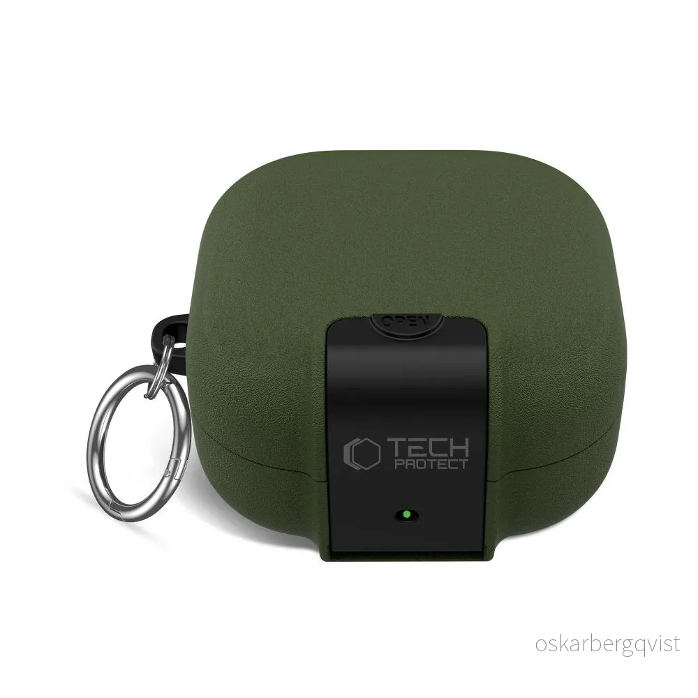 Samsung Galaxy Buds 4 / 4 Pro Tech-Protect Slim Hook Deksel - Grønn v:3410368