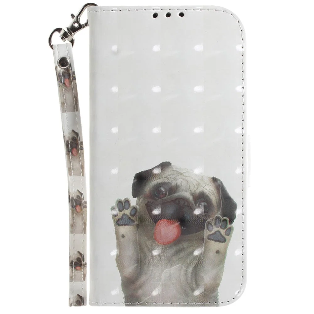 Sony Xperia 1 V Skinn Deksel m. Trykk - Søt Hund v:5264916