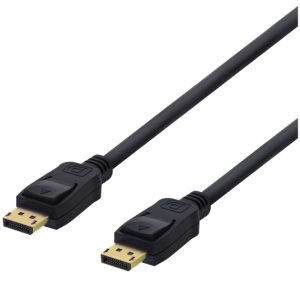 DELTACO DisplayPort skjermkabel, 20-pins Ha – Ha, 10m, svart v:8455734 DELTACO DisplayPort skjermkabel, 20-pins Ha – Ha, 10m, svart v:8455734