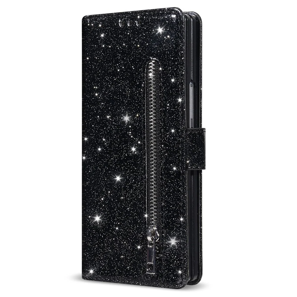 EIDERWOOD Samsung Galaxy Z Fold7 Glitter Flip Deksel m. Lommebok & Str v:5196897 EIDERWOOD Samsung Galaxy Z Fold7 Glitter Flip Deksel m. Lommebok & Str v:5196897