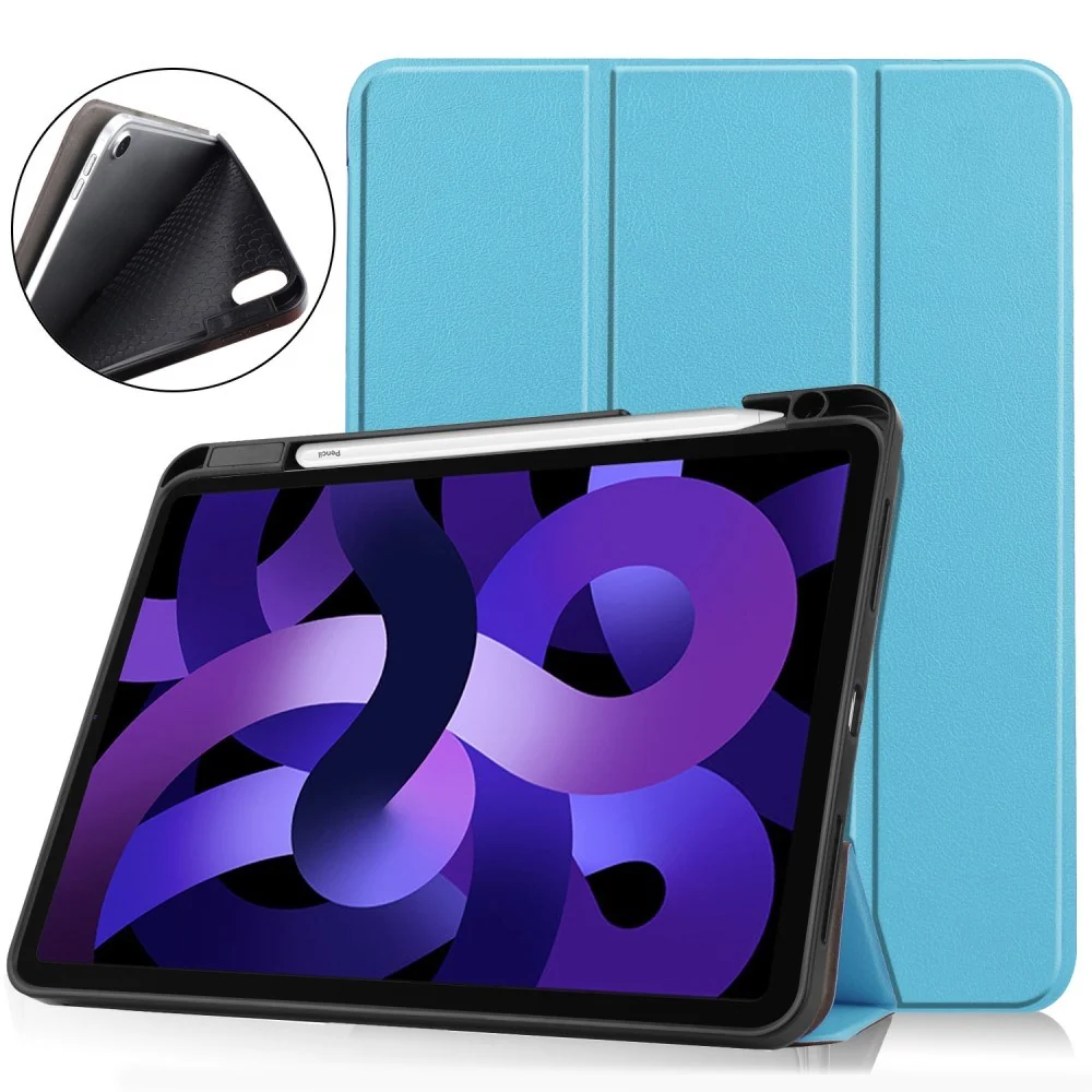 EIDERWOOD iPad Air 11" (2026 / 2025 / 2024) Litchi Tri-Fold Skinn Deks v:7692785 EIDERWOOD iPad Air 11" (2026 / 2025 / 2024) Litchi Tri-Fold Skinn Deks v:7692785