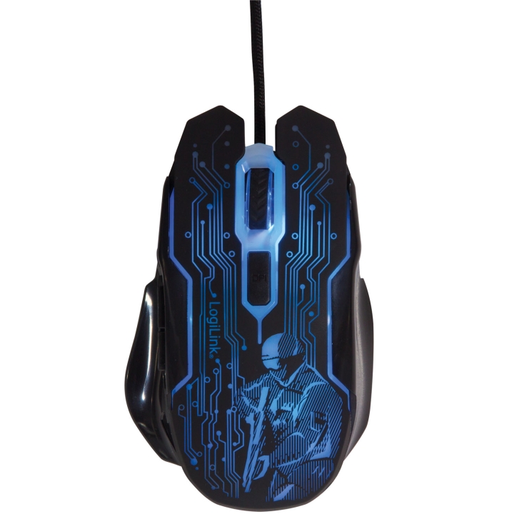 LogiLink Gamingmus USB 6-knappar 2400 dpi v:6882998