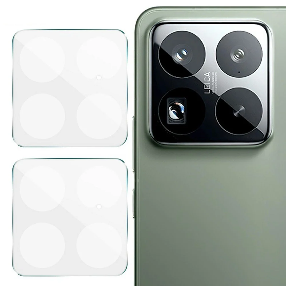 Xiaomi 15 Pro Herdet Kameralinsebeskyttelsesglass - 2 stk - Gjennomsik v:5620797