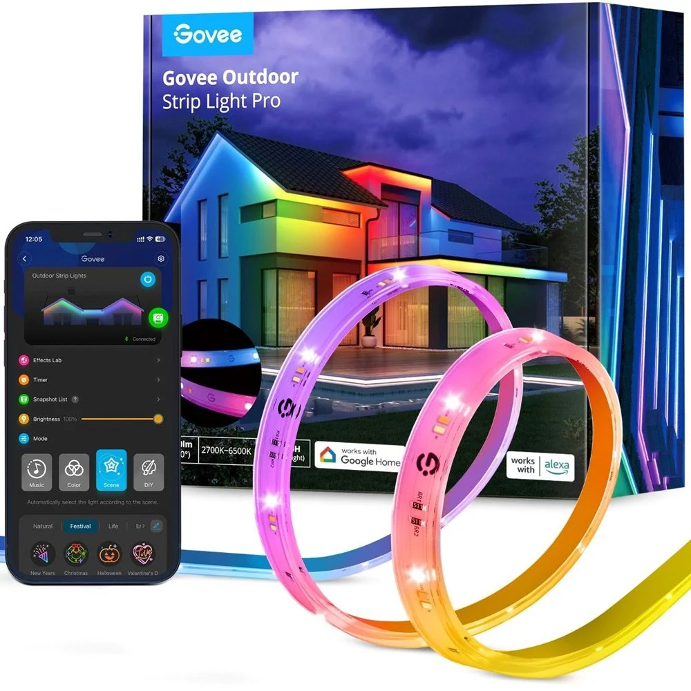 Govee Outdoor Strip Light Pro LED Lys – 10 meter v:8844374 Govee Outdoor Strip Light Pro LED Lys – 10 meter v:8844374