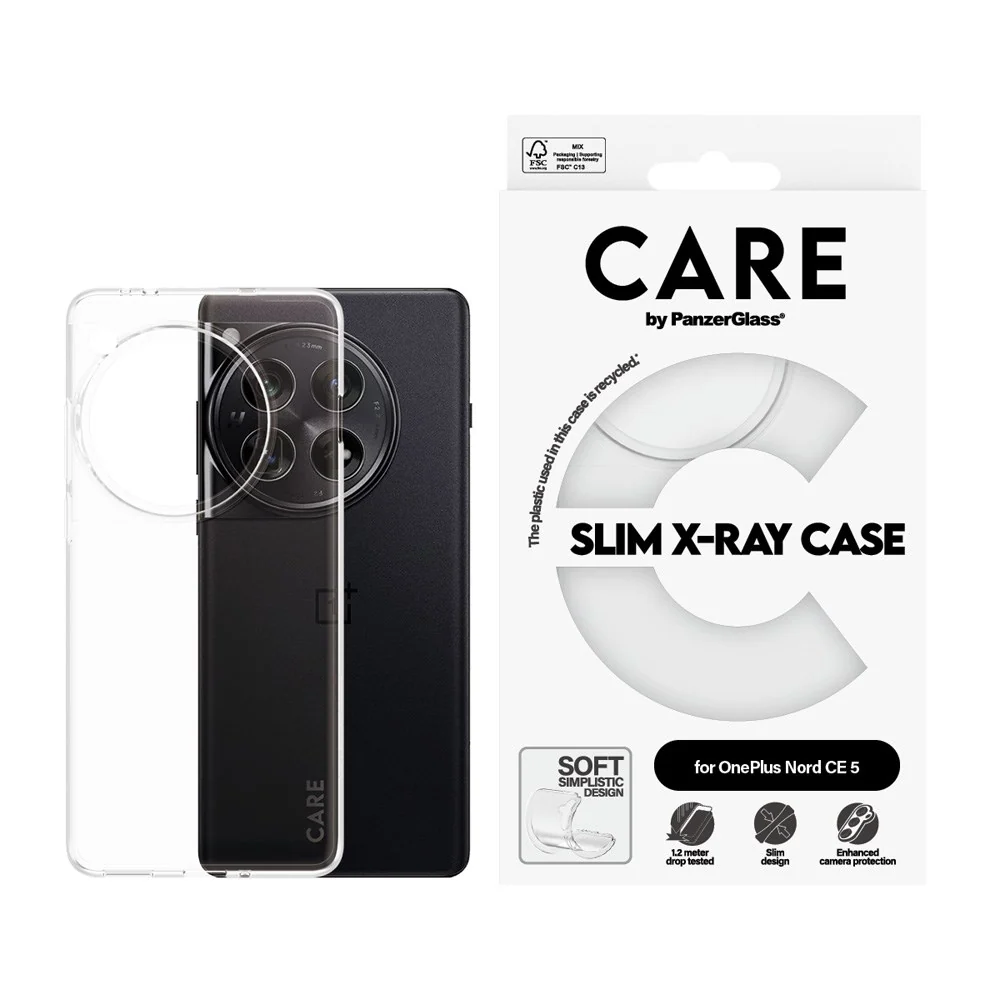 CARE by PanzerGlass OnePlus Nord CE5 FASHION X-Ray Soft Basic Deksel - v:6559442